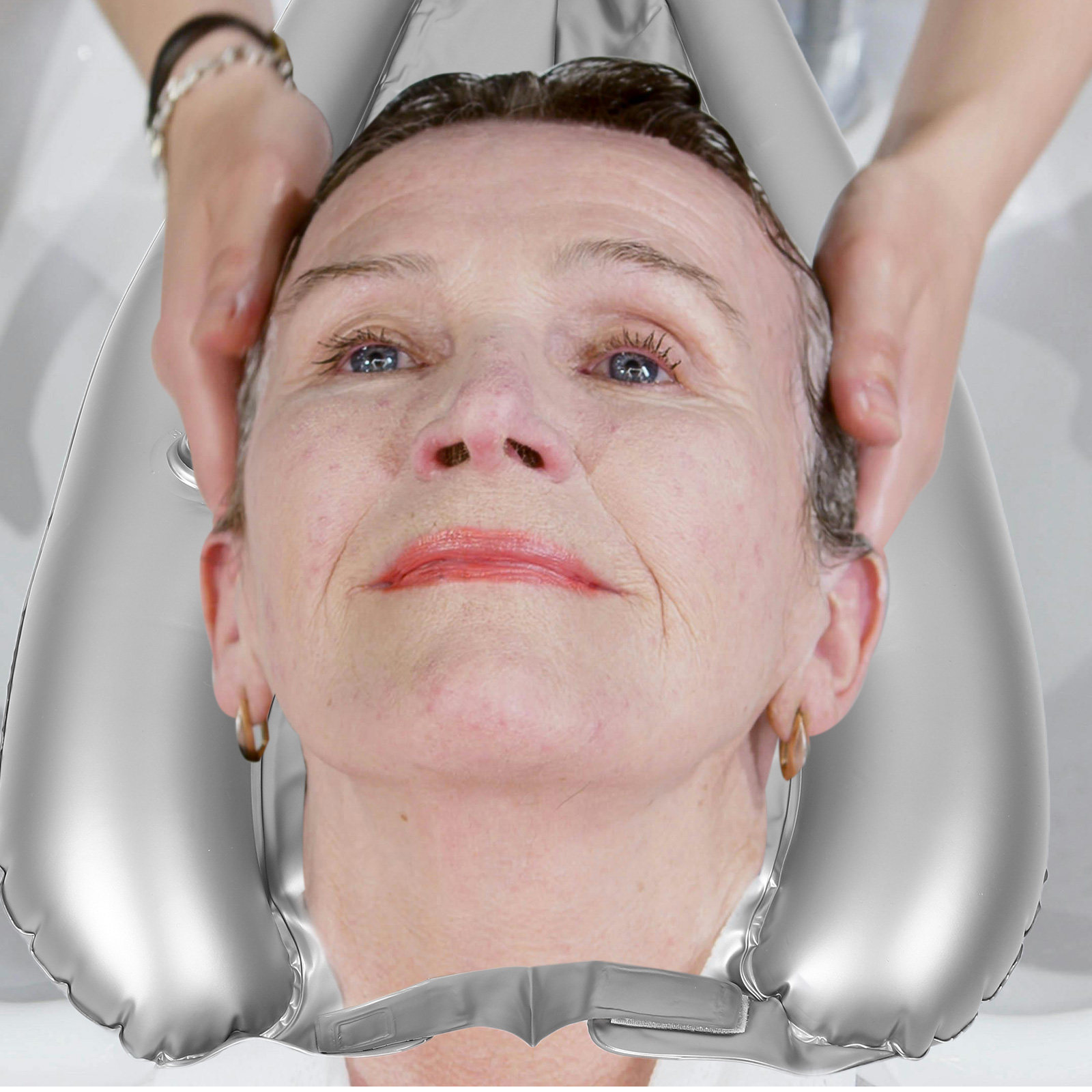 Hair Care Hospital - Lavacabezas Inflable de PVC, Inflado Rápido,