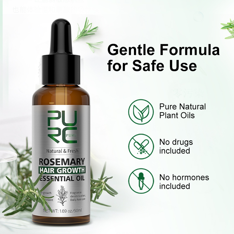 Aceite de romero PURC para el  - Hair Care Essence Oil reseña y precio